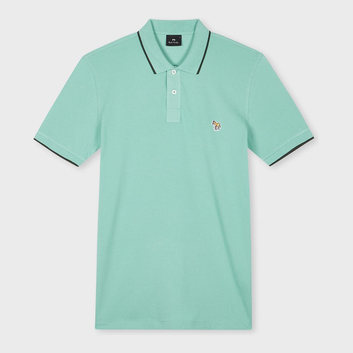 Mint Slim Fit Polo Zebra Badge main product photo
