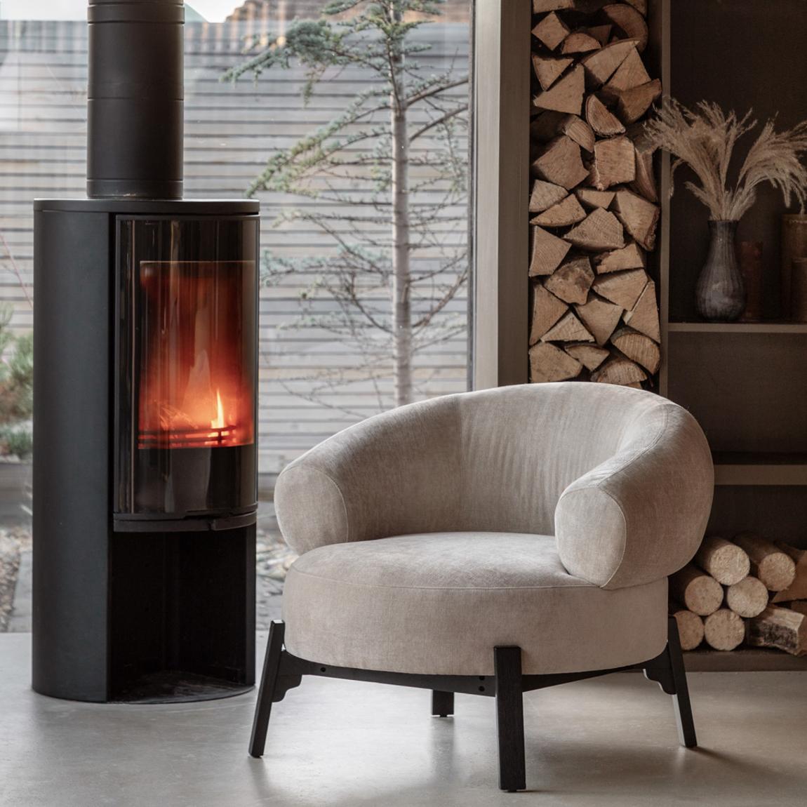 Auden Armchair Cream 890x850x720mm main product photo