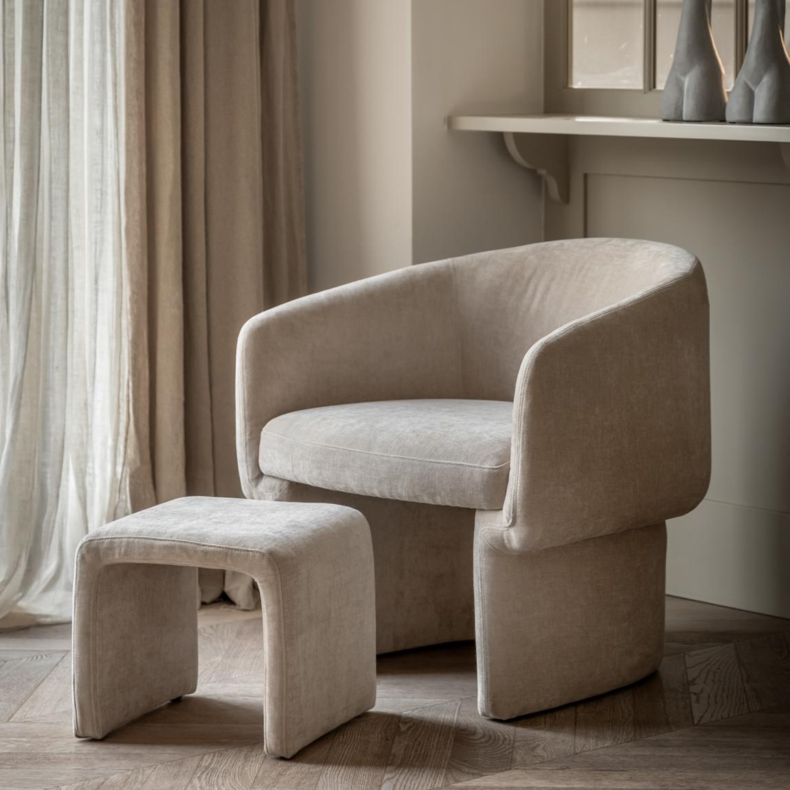 Sonny Armchair Cream 700x710x700mm main product photo