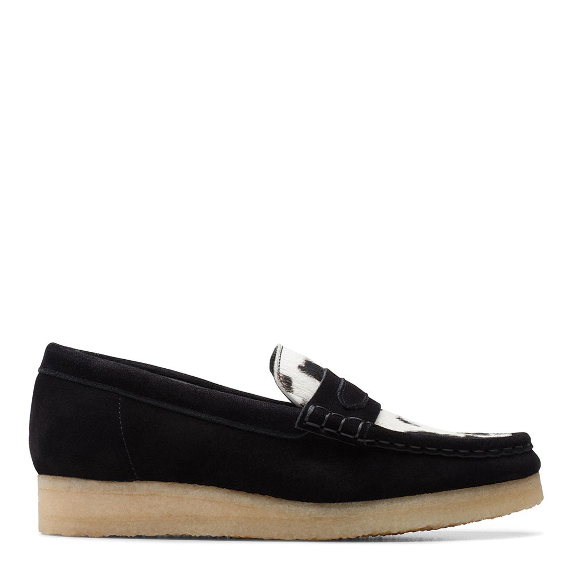 Clarks Originals Women's Cow Print Wallabee Originals Loafer