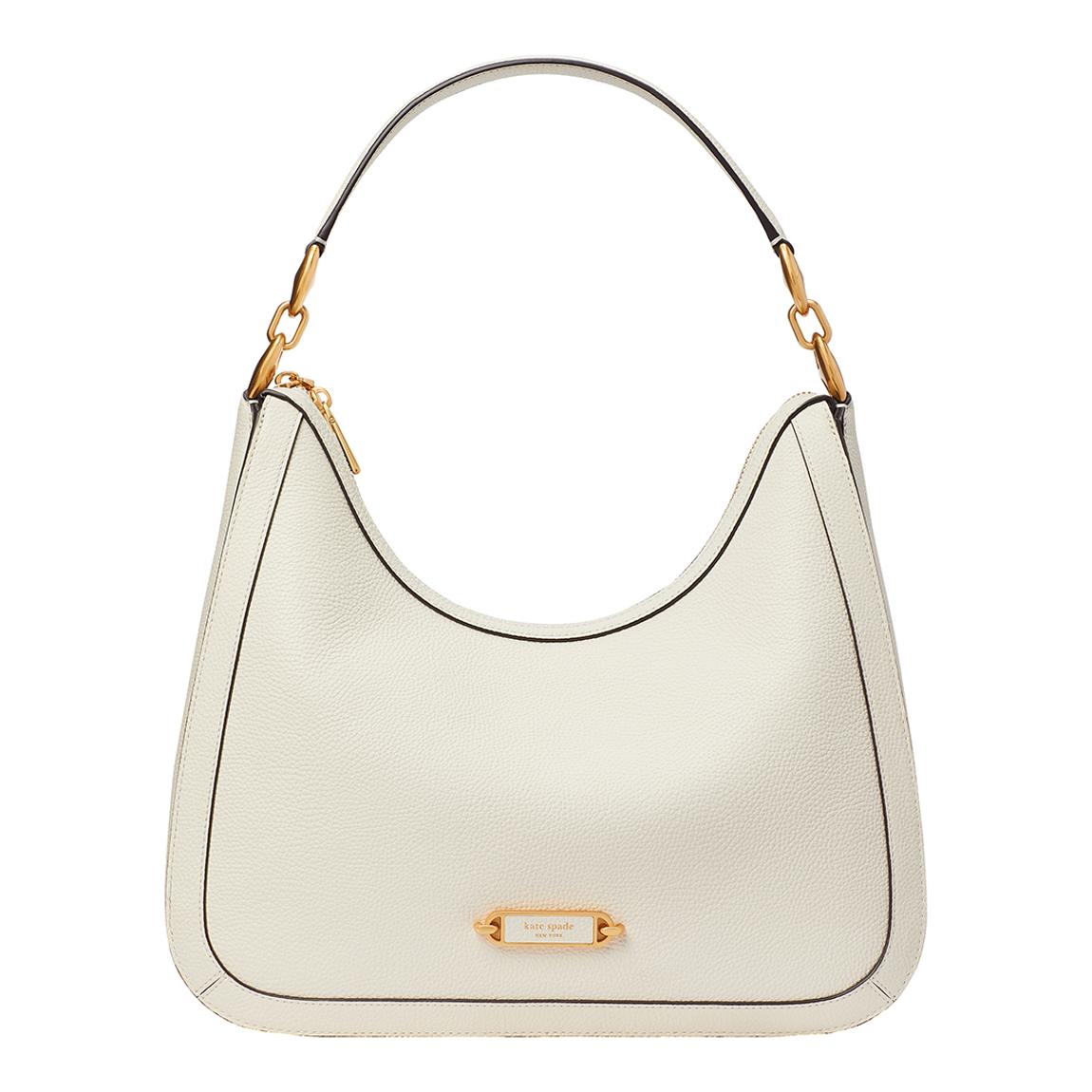 Halo White Gramercy Medium Hobo Bag main product photo