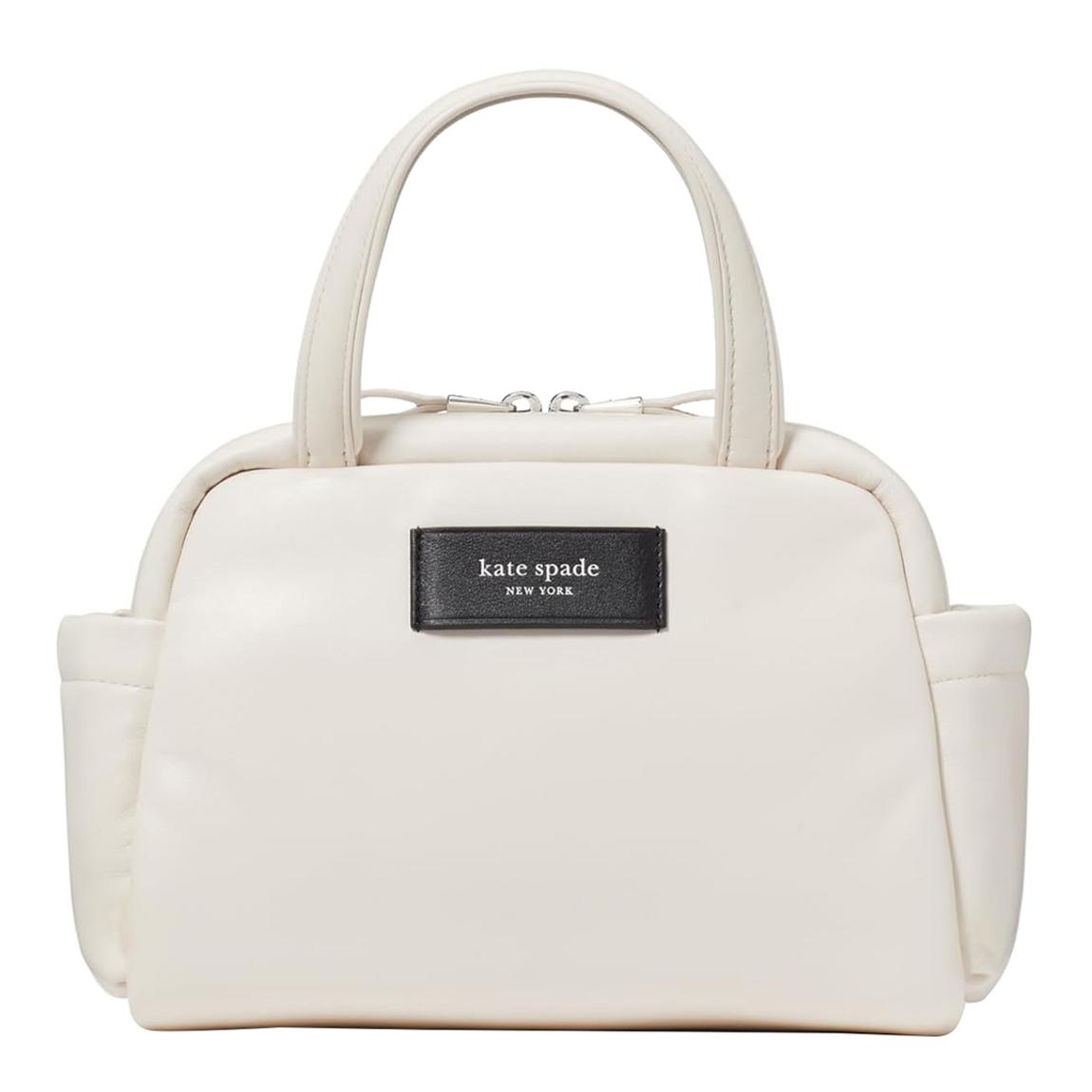 Parchment Puffed Satchel main product photo