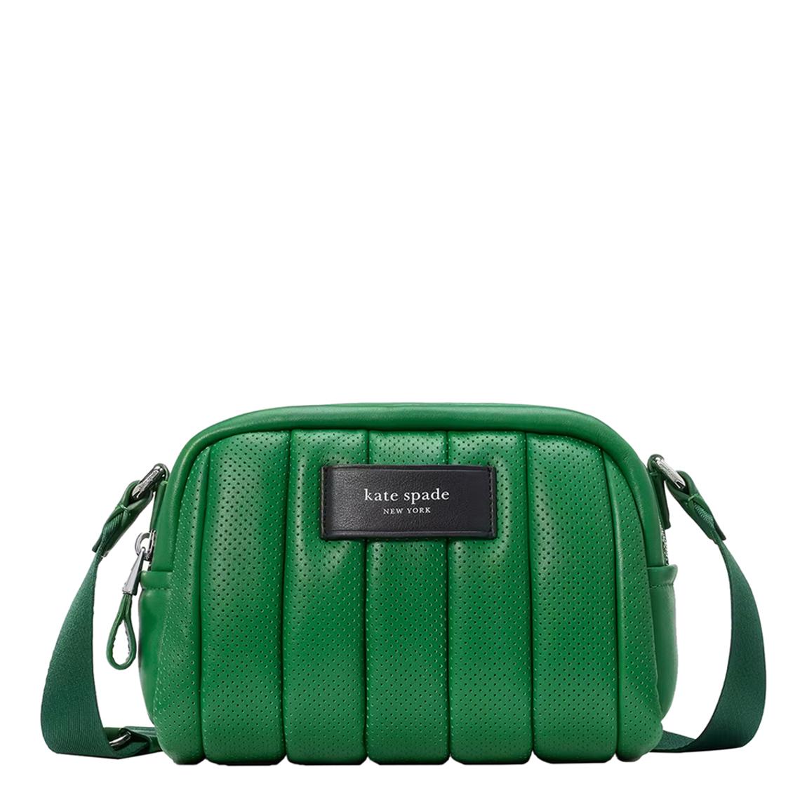 Watercress Green Perforated Crossbody main product photo