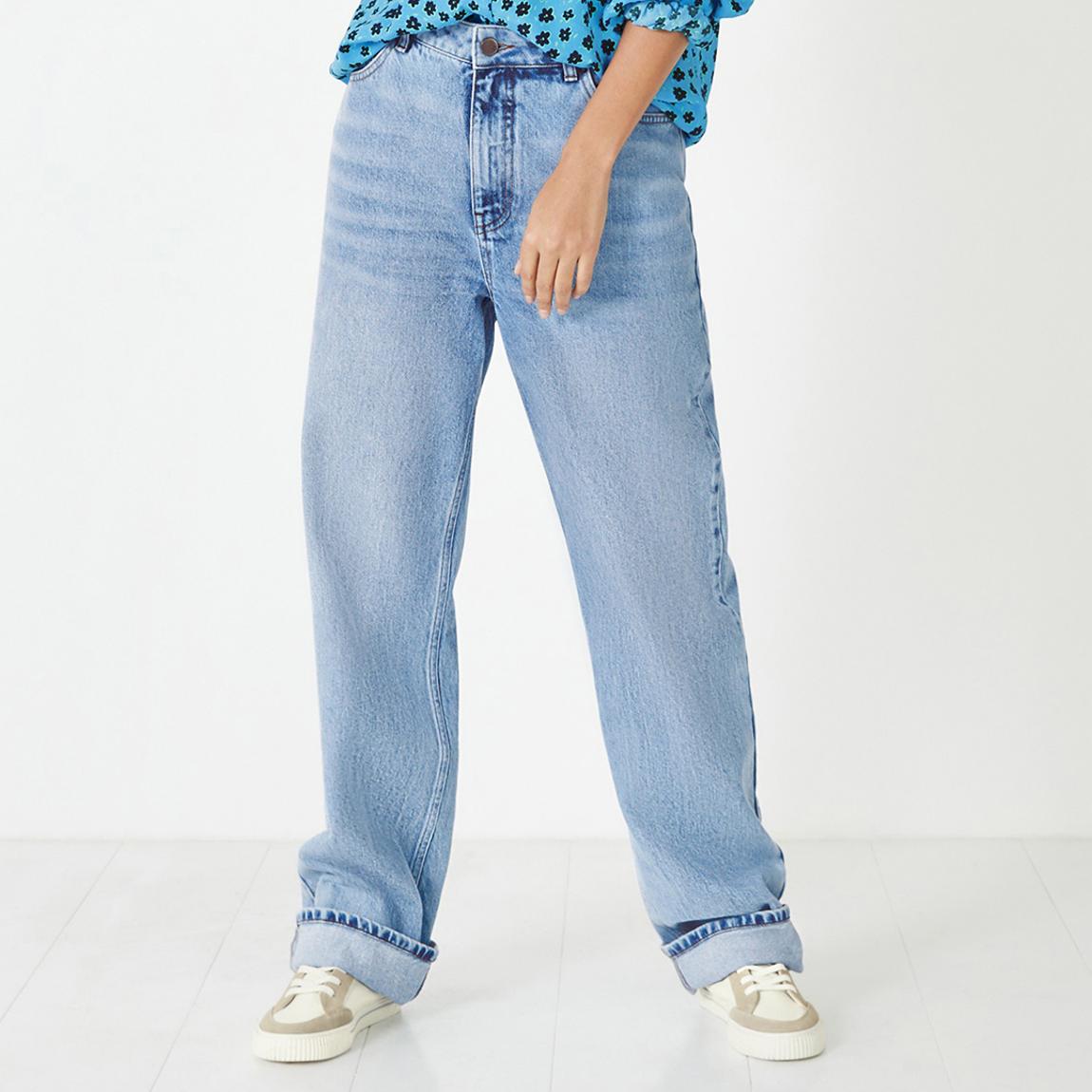 Light Blue Printed Lyana Blouse main product photo