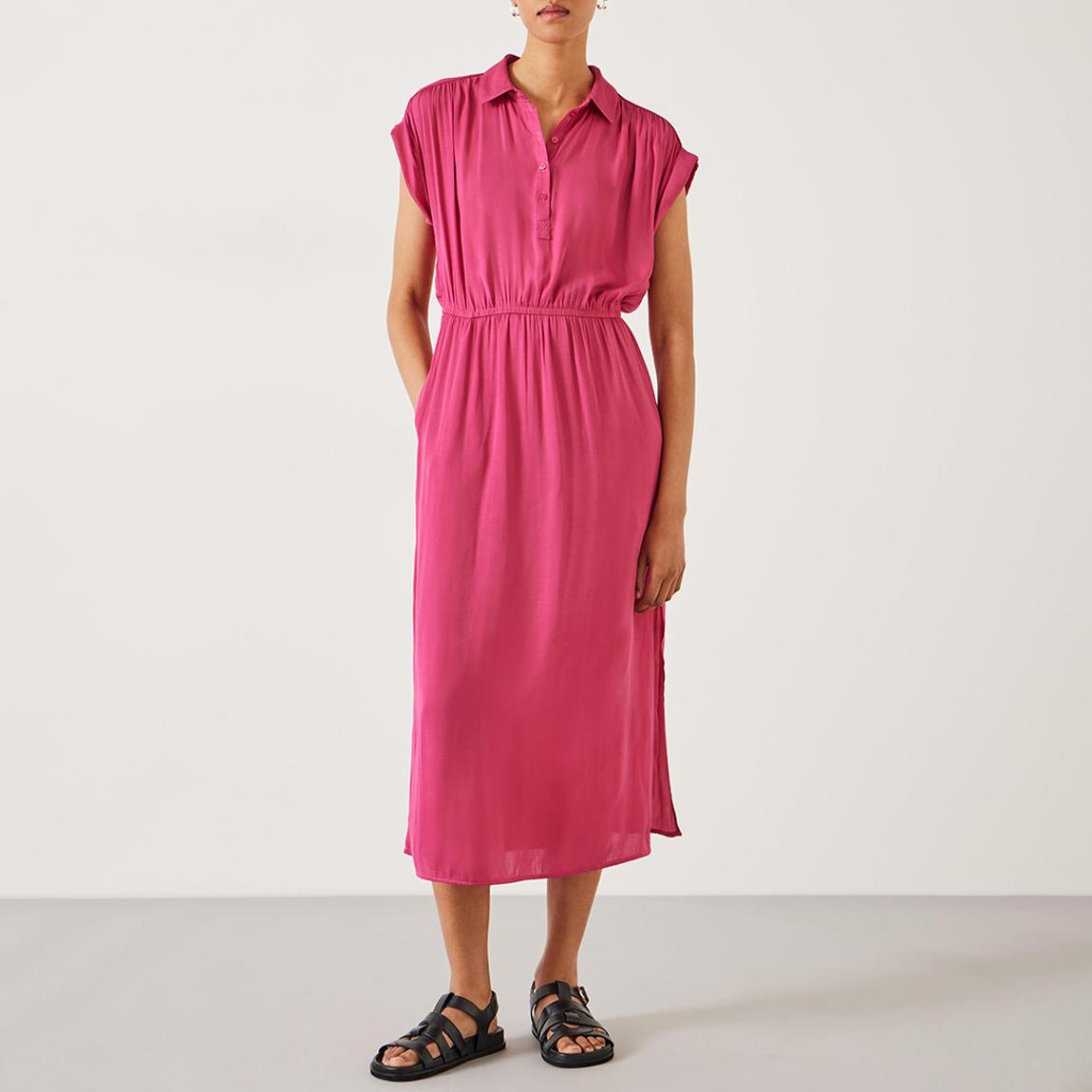 hush Fuschia Kalani Midi Dress - BrandAlley hush Fuschia Kalani Midi Dress - BrandAlley