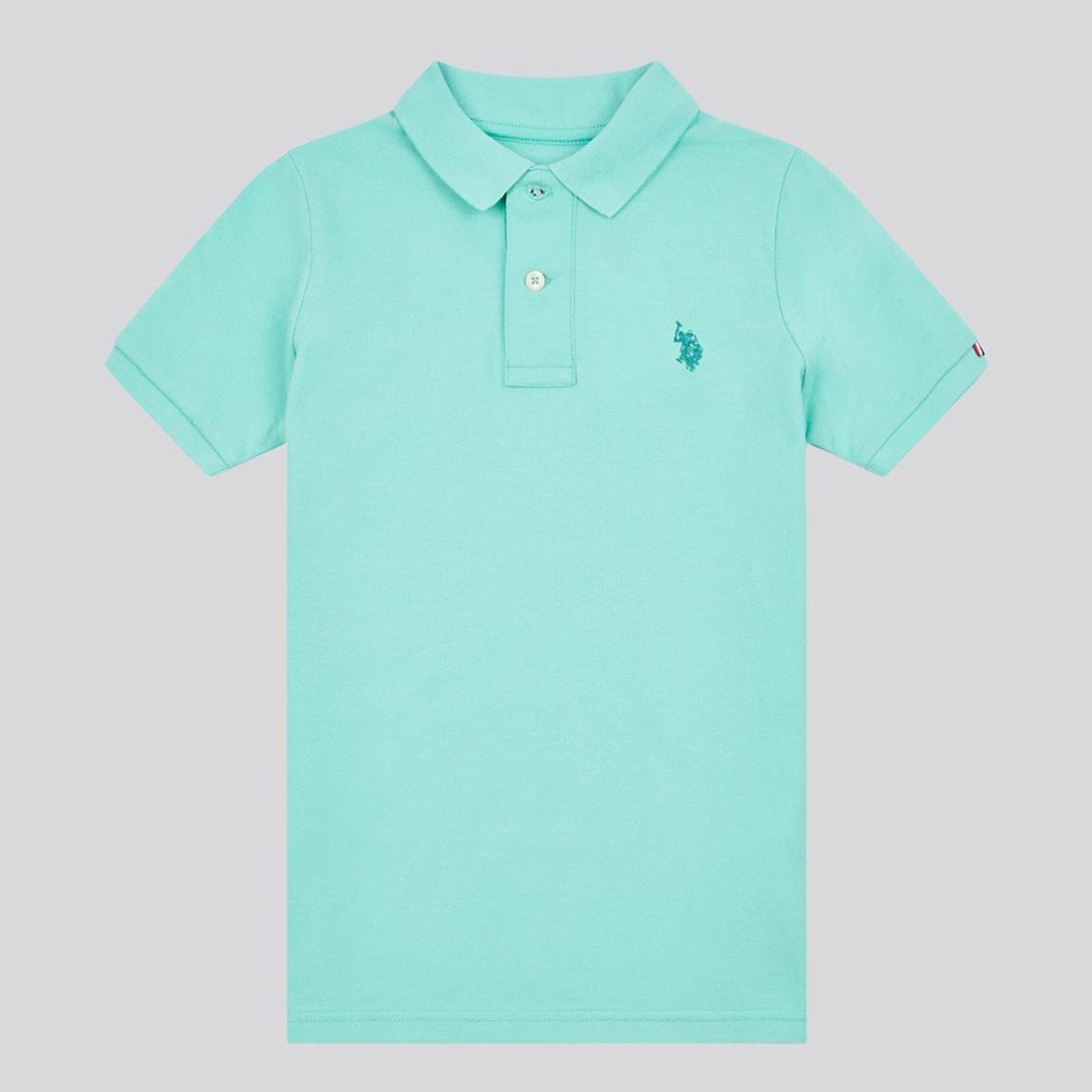 Boys Light Blue Cotton Polo Shirt main product photo
