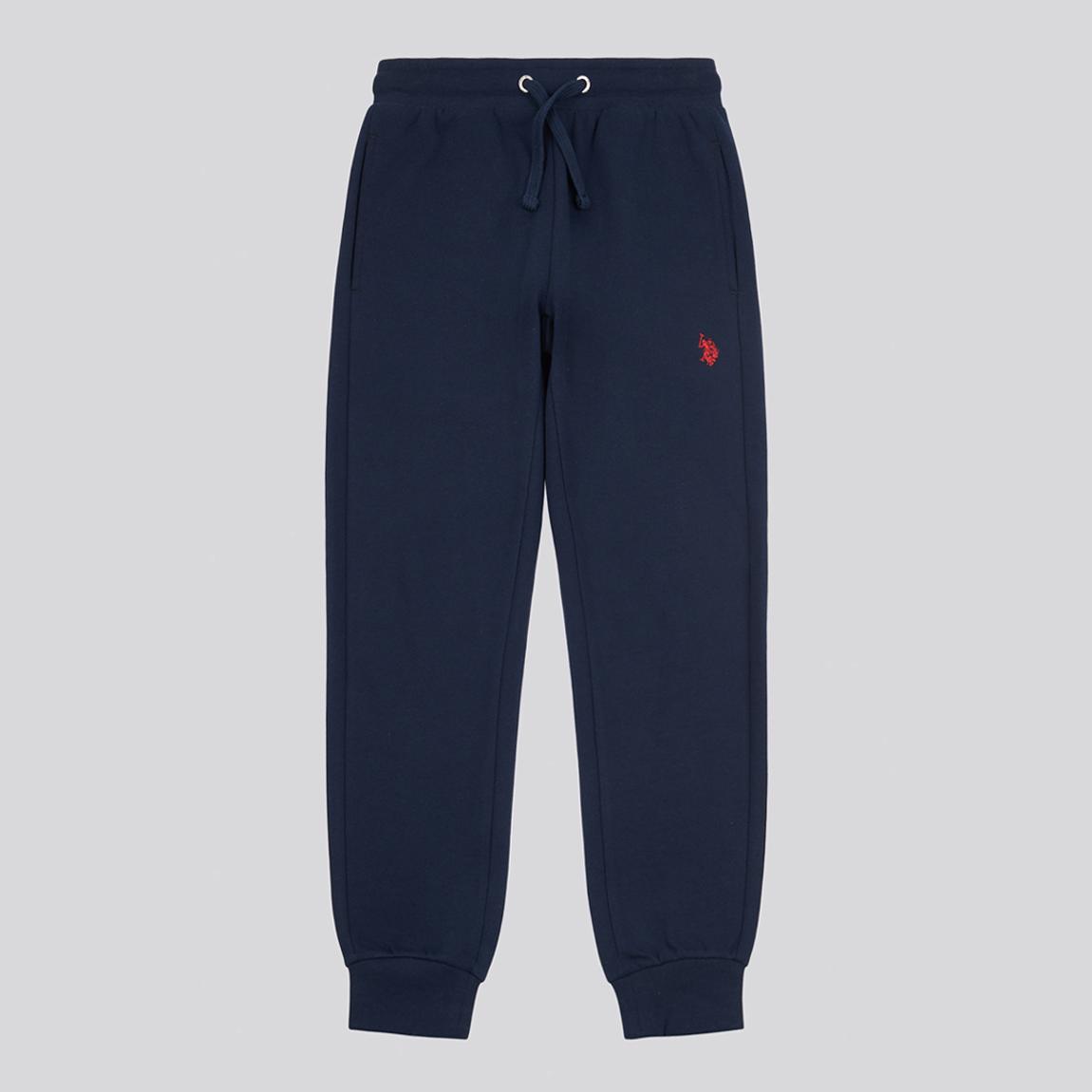 Boy's Navy Cotton Blend Joggers main product photo