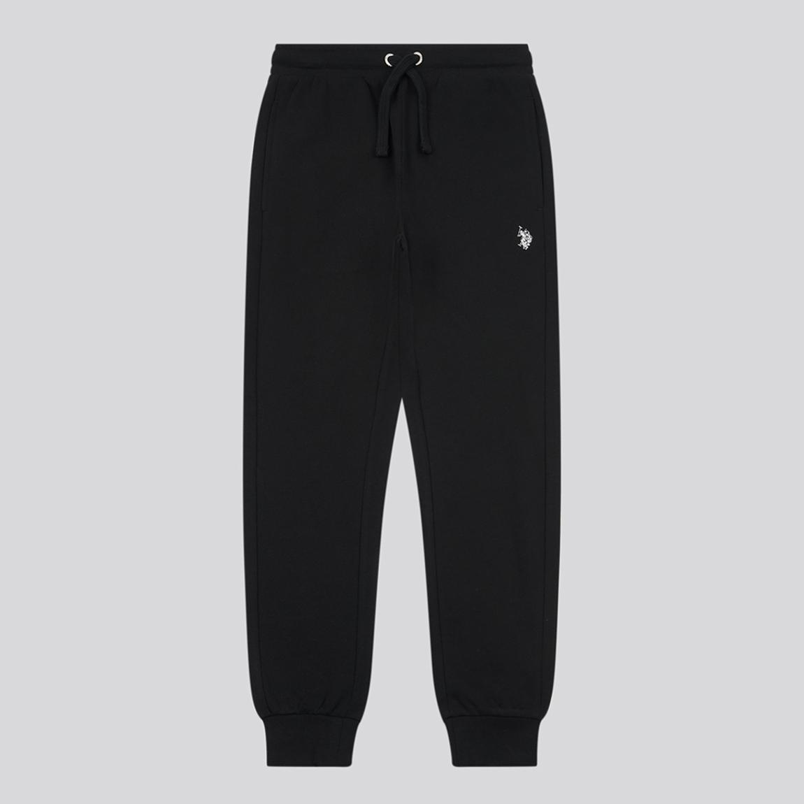 Boy's White Cotton Blend Joggers main product photo