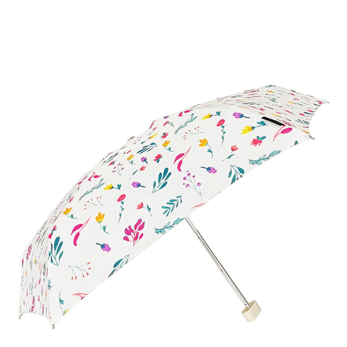White Flower Folding Umbrella main product photo