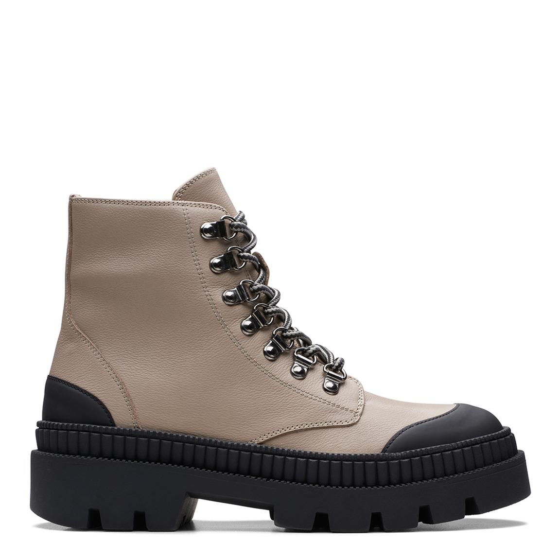 Taupe Leather Aprilla Hiking Boots main product photo