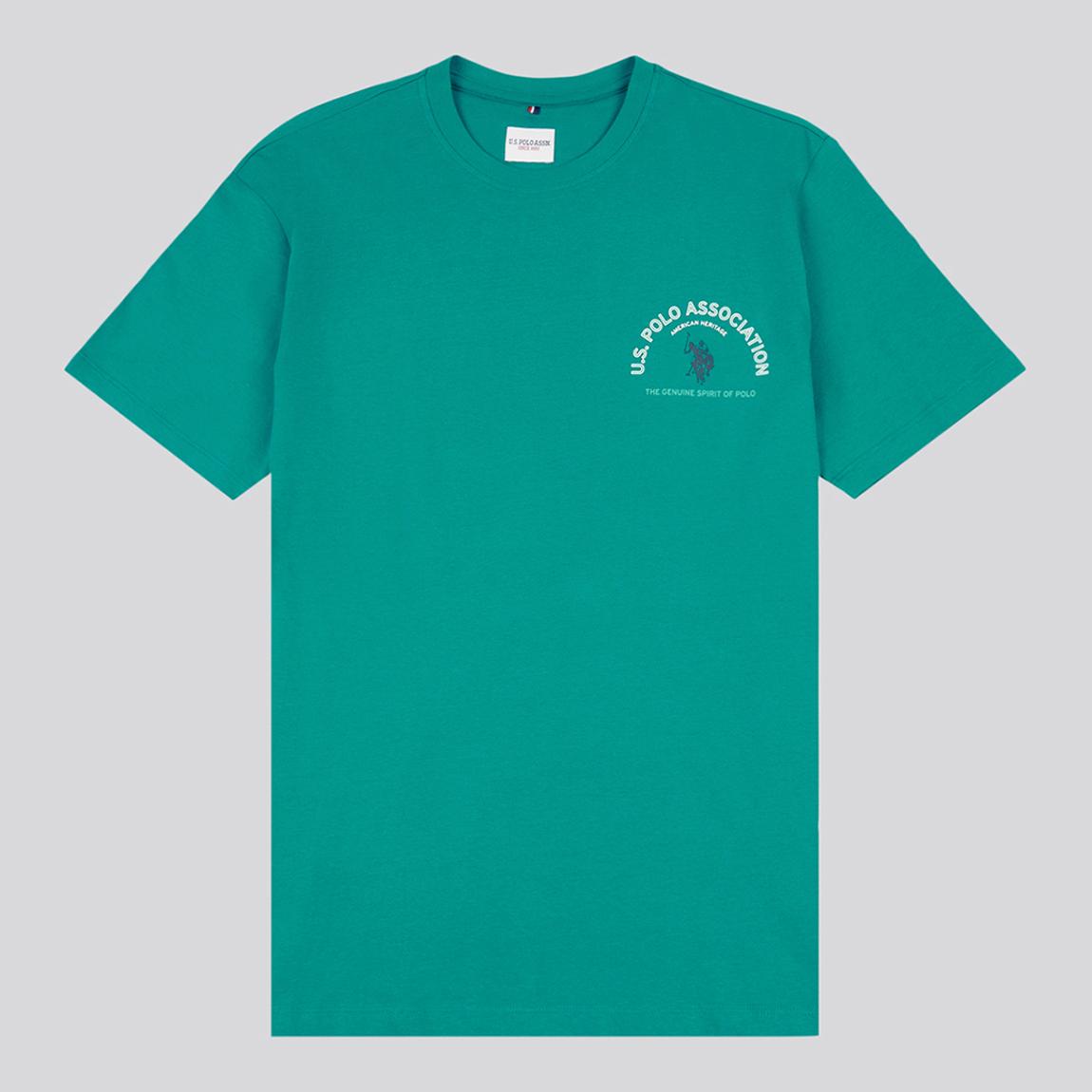 Green Graphic Print Cotton T-shirt main product photo