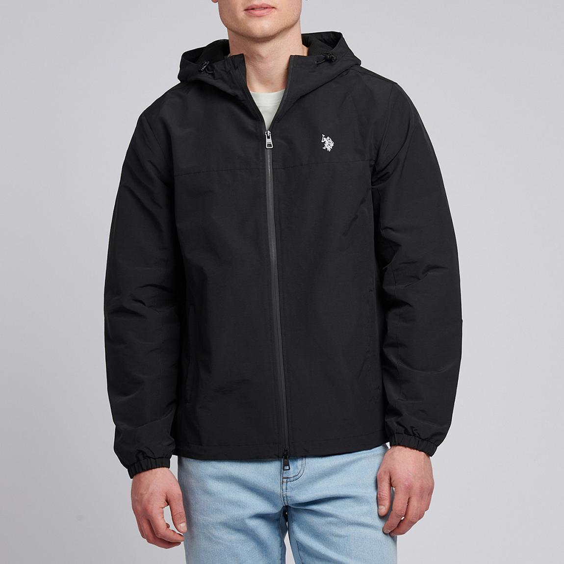 Black Lightweight Rain Jacket main product photo