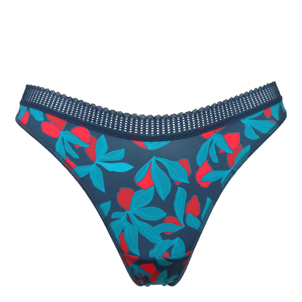 Tropical Print Thong main product photo
