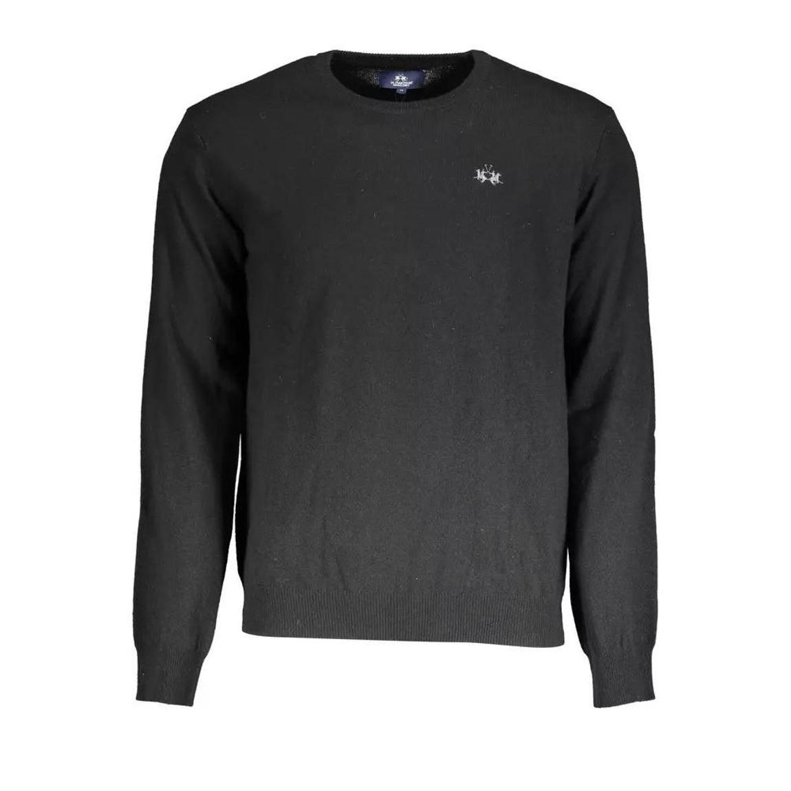 Crew Neck Jumper Classic Style - Black Sweaters main product photo