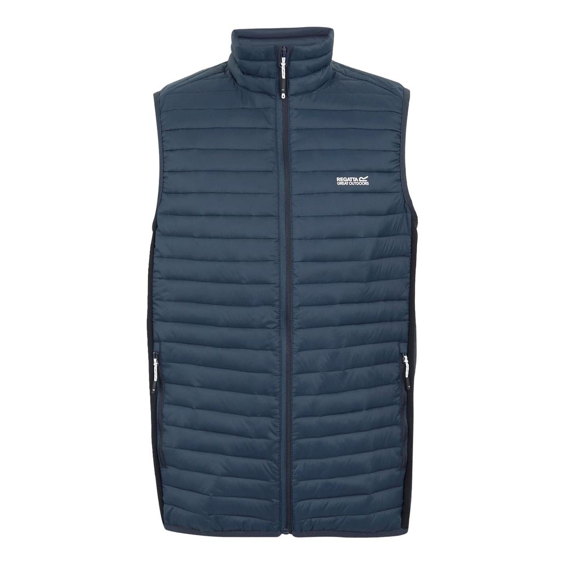Padded Jacket Andreson Hybrid Mixed Moonlight Denim/Navy main product photo