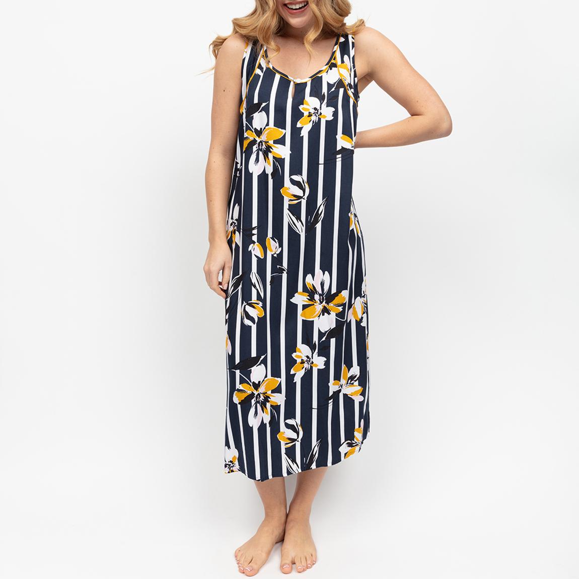 Knightsbridge Floral Stripe Nightdress main product photo