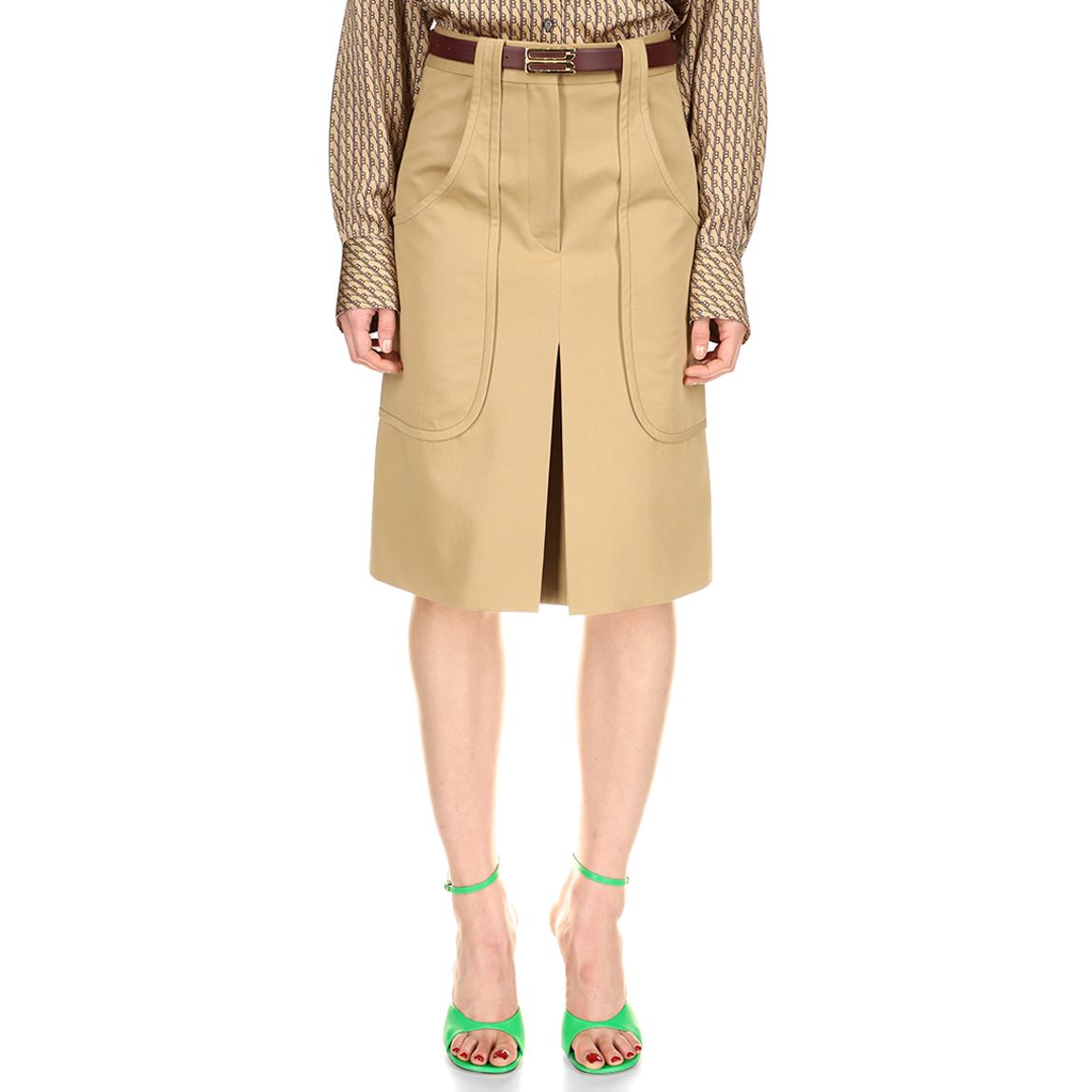 Camel Utility Pocket Midi Skirt main product photo