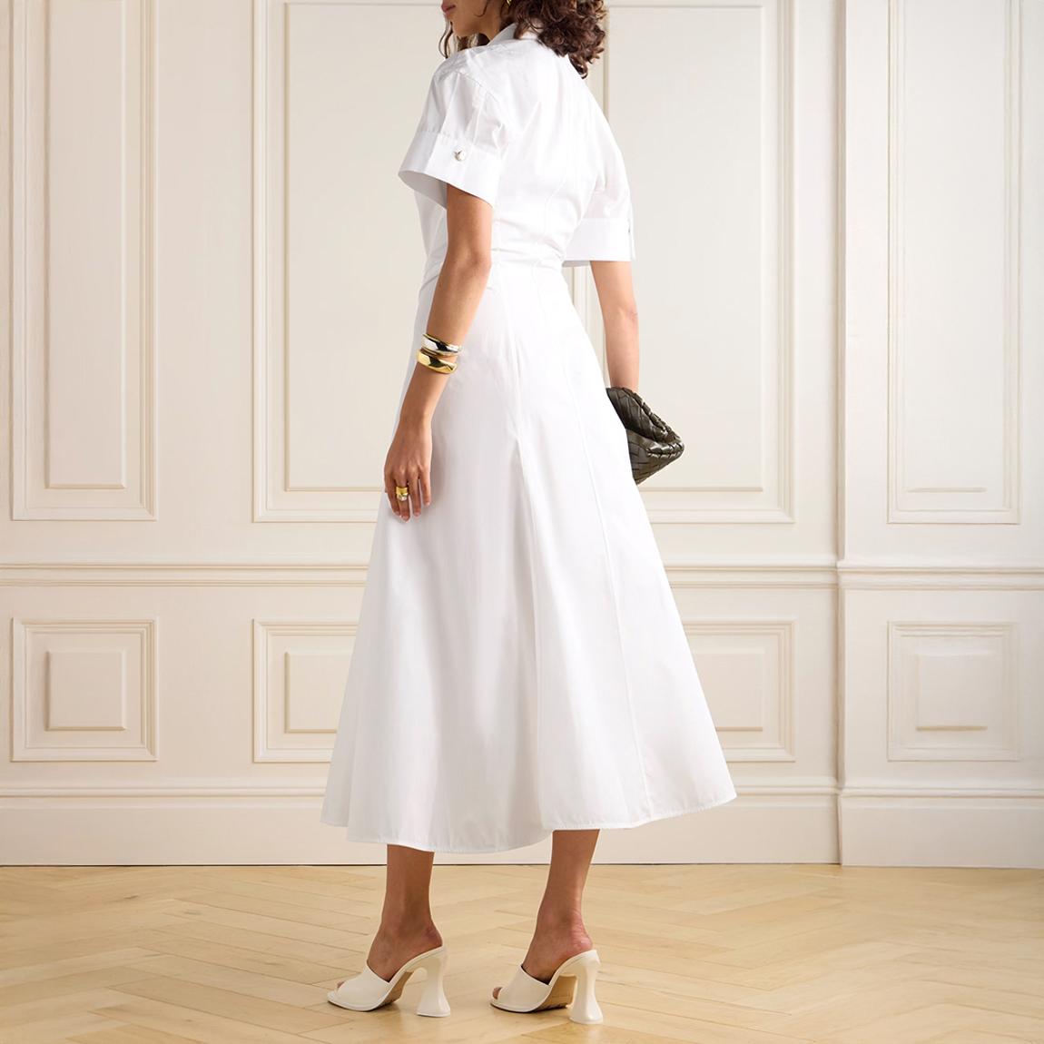 flared shirt dress uk Flared shirt dress Blue Sky for Women