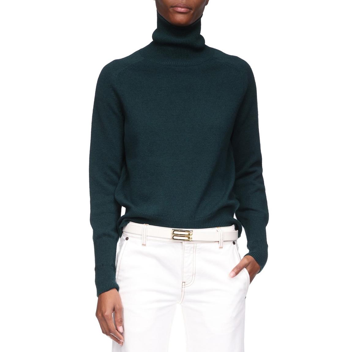 Dark Pine Roll Neck Jumper main product photo