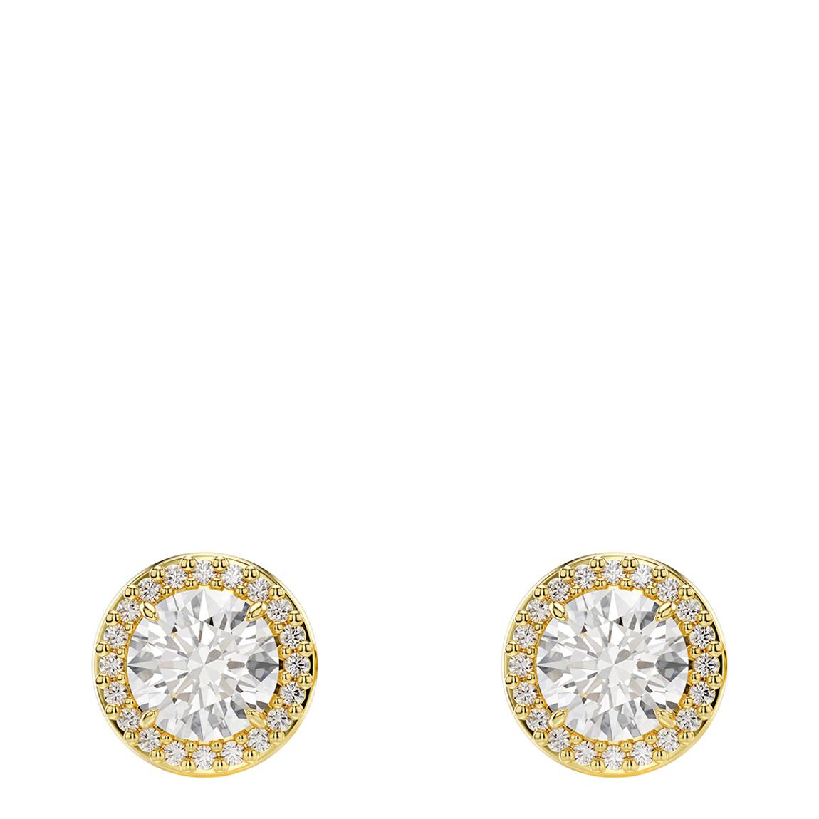 Gold Una Stud Earrings main product photo