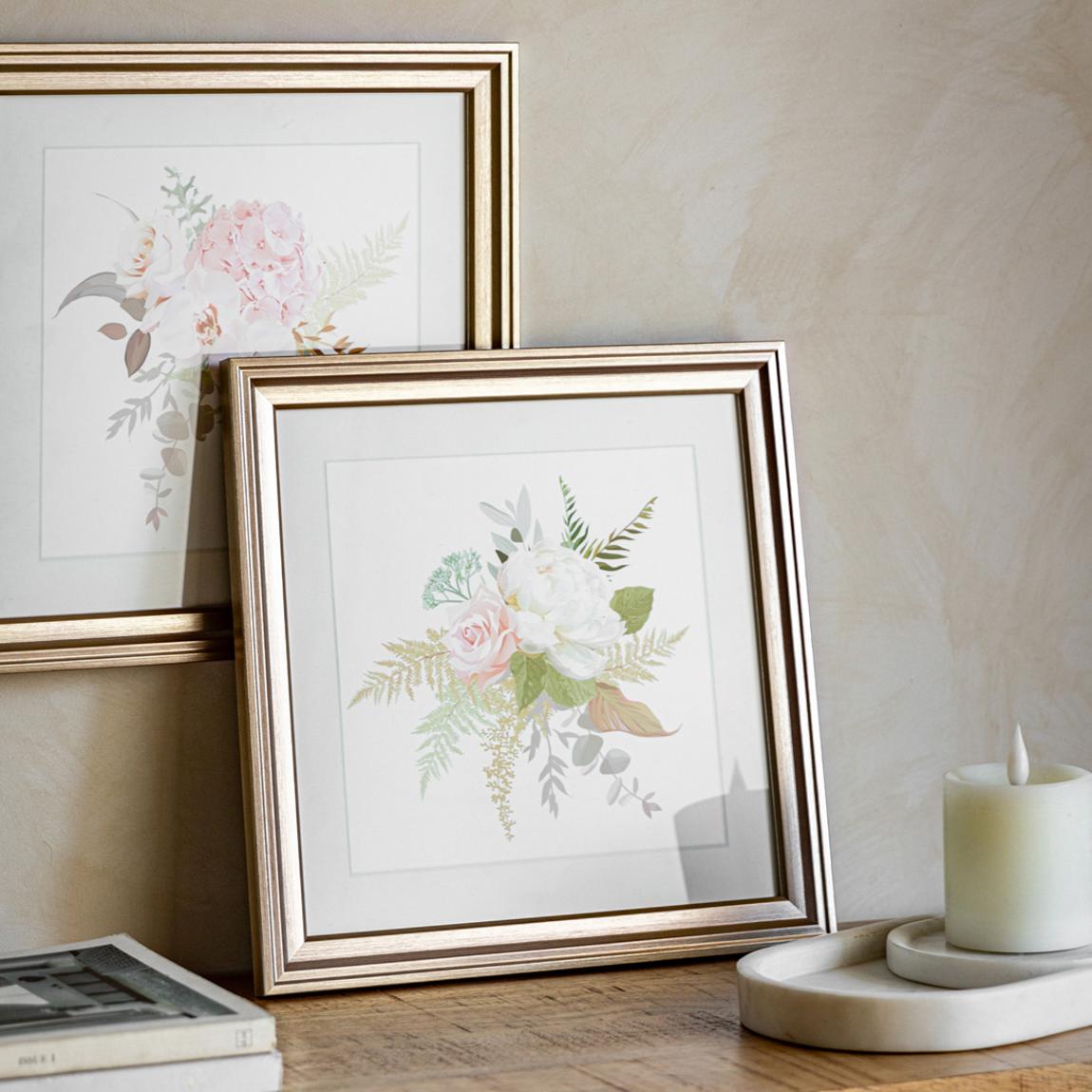Bouquet I 30x30cm Framed Print main product photo