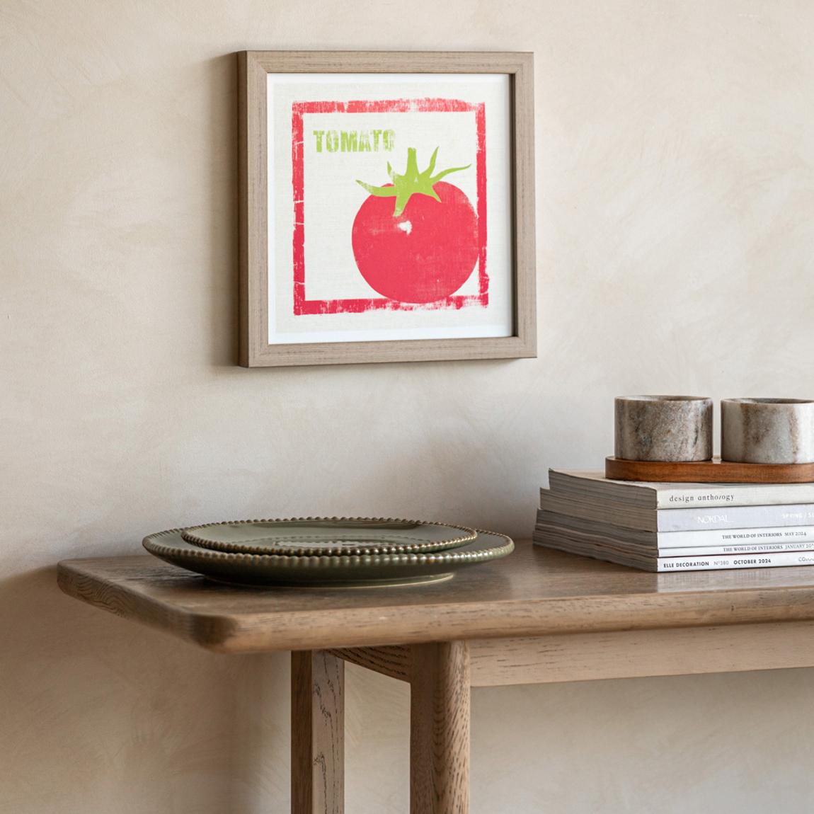 Tomato 25x25cm Framed Print main product photo