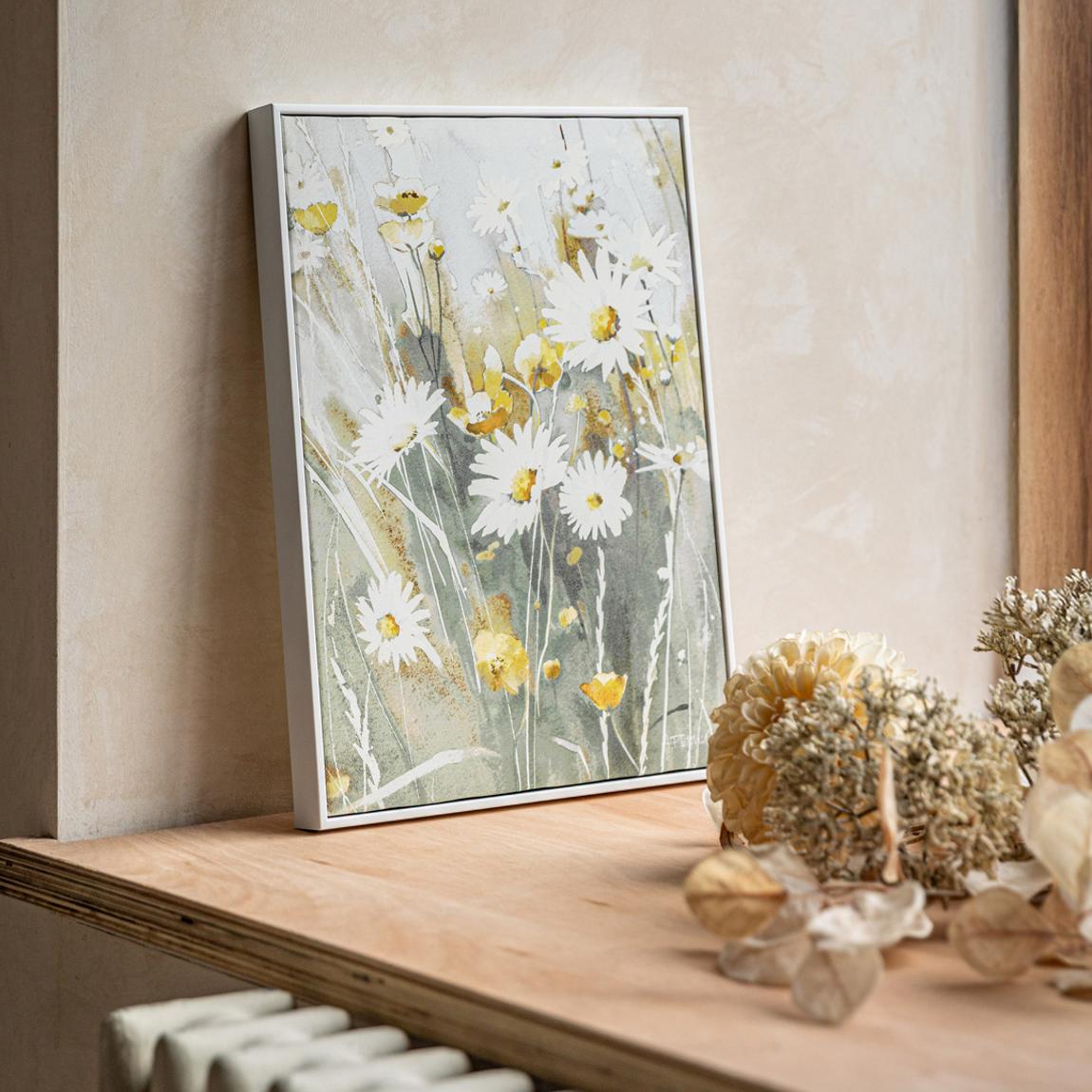 Dainty Daisies 40x30cm Framed Canvas main product photo