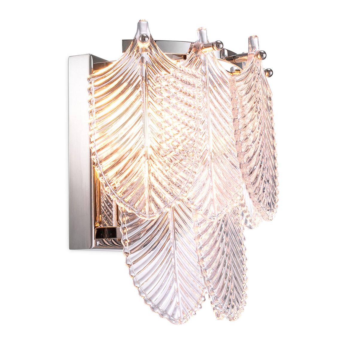 Verbier Wall Lamp, Nickel Finish main product photo
