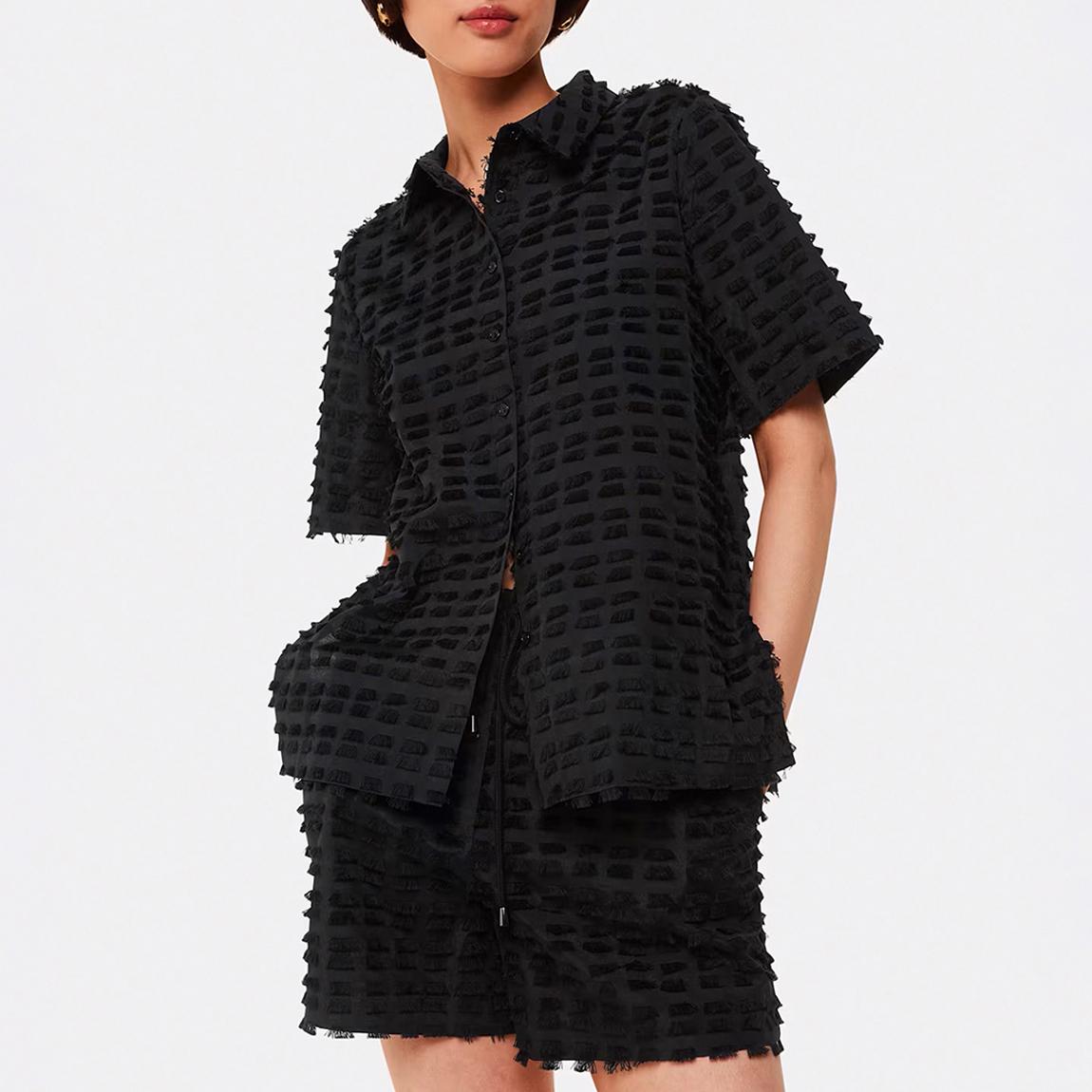 Black Cami Fringe Shirt main product photo