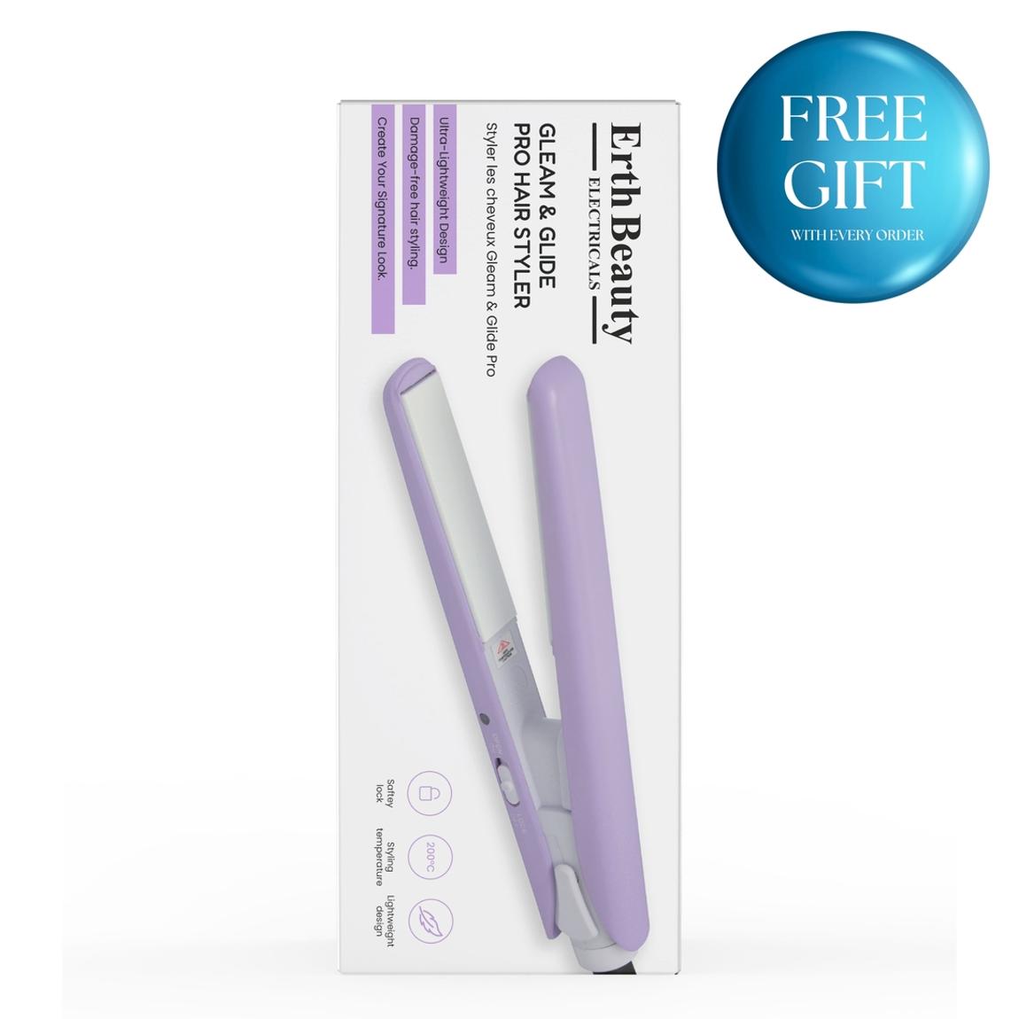 ErthSkin London Gleam & Glide Pro Hair Style Straightener main product photo