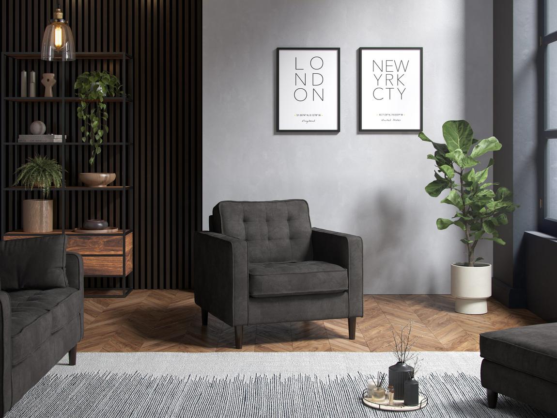 Arlo Armchair Enjoy Graphite main product photo