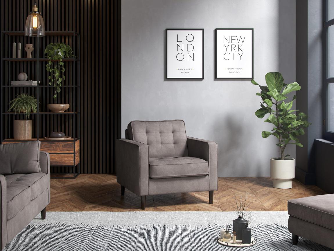 Arlo Armchair Enjoy Pewter main product photo