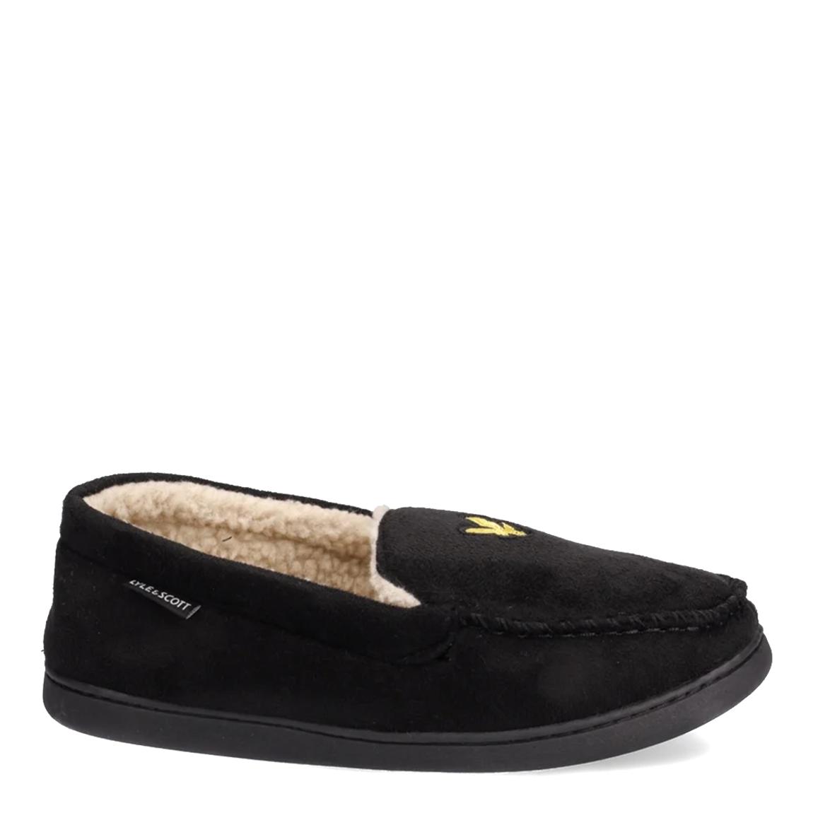 Black Aspen Faux Suede Moccasin main product photo