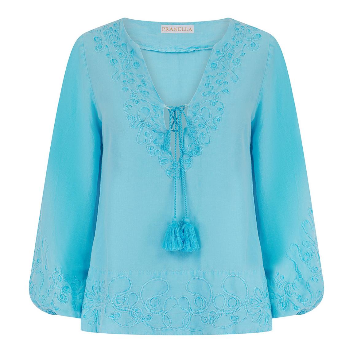Izzadora Top Neon Blue main product photo