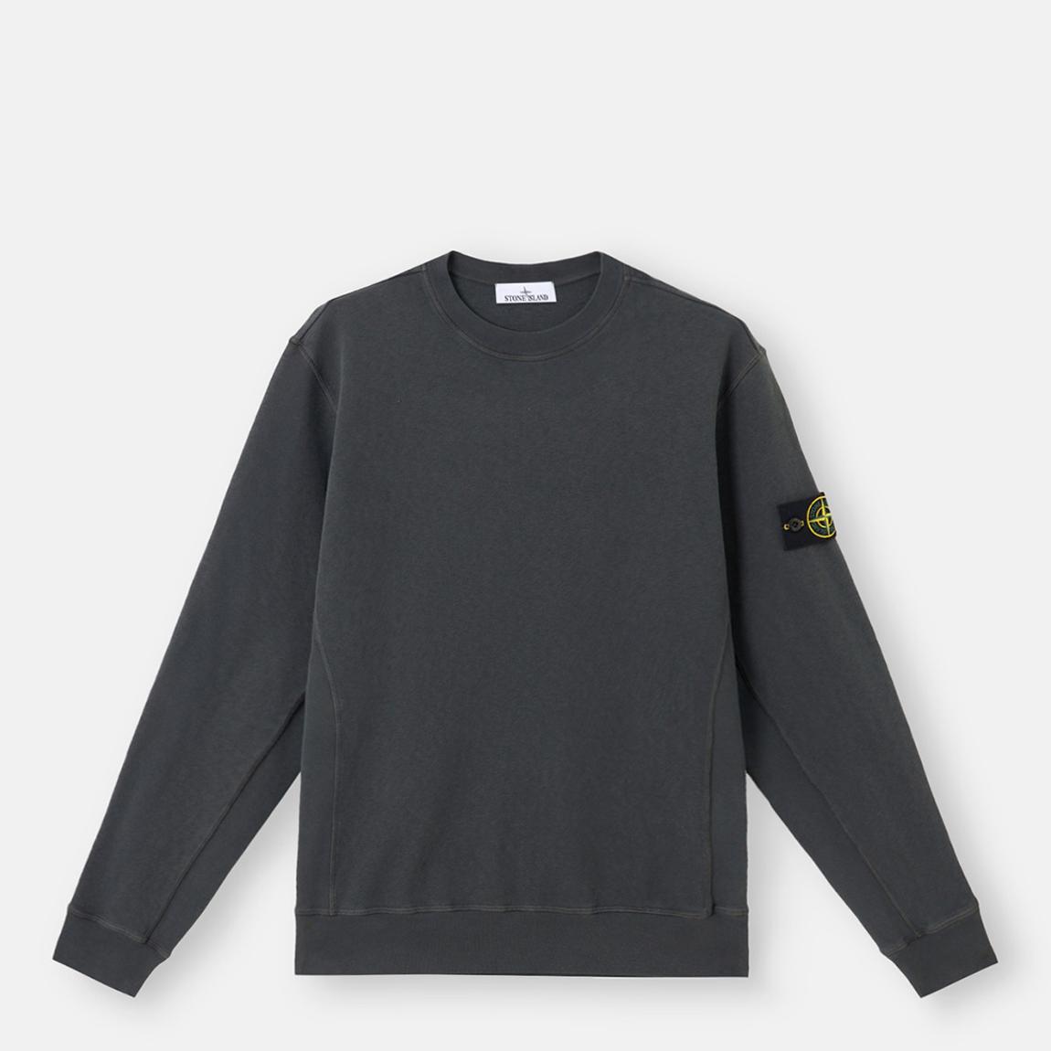 Grey Crew Neck Cotton Sweatshirt main product photo