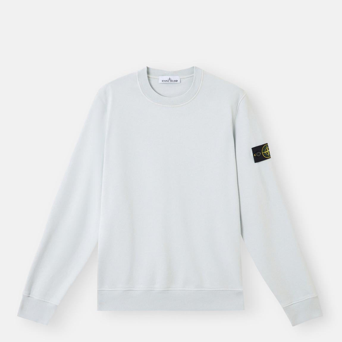 Light Blue Fleece Cotton Sweatshirt main product photo