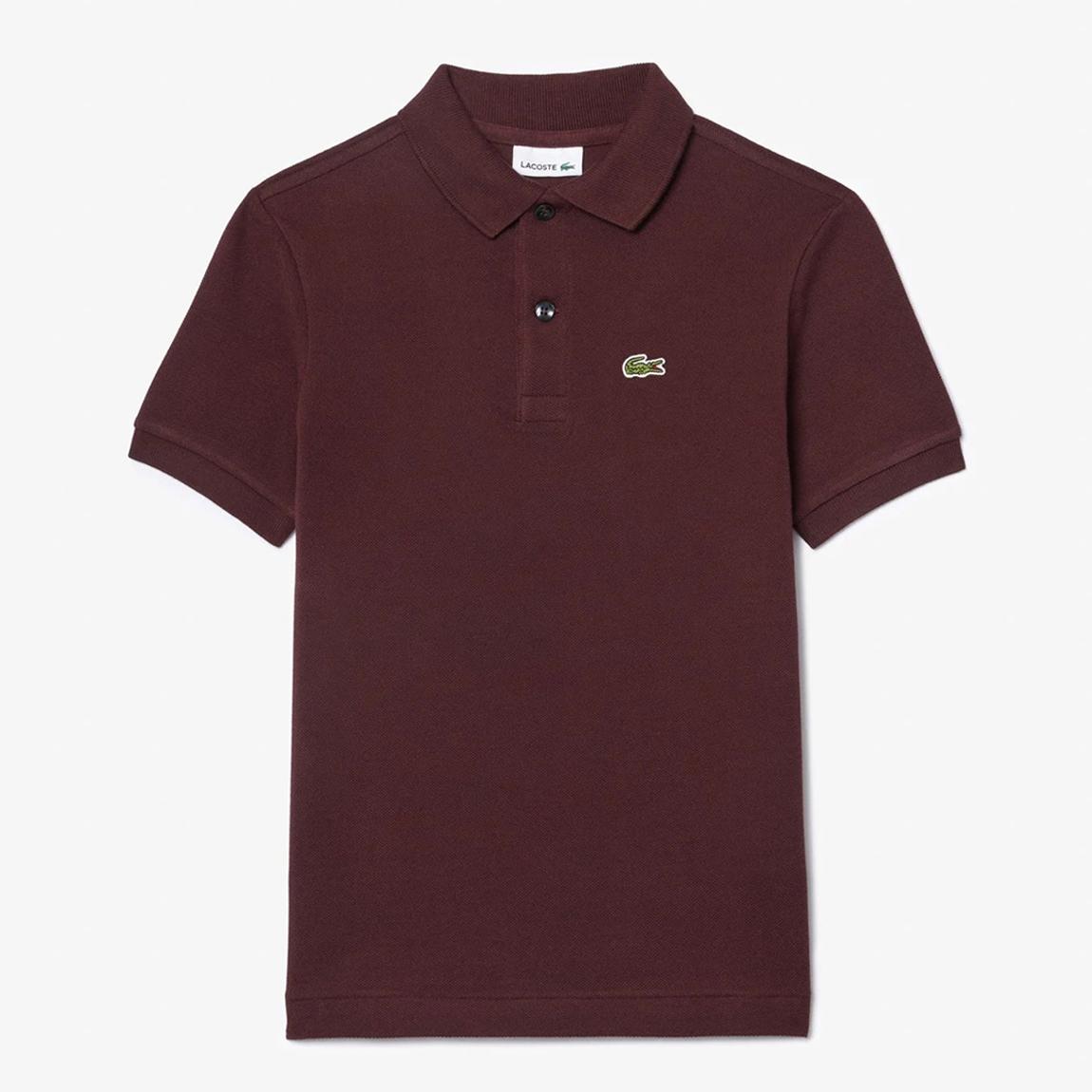 Teen Boy's Burgundy Cotton Polo Shirt main product photo