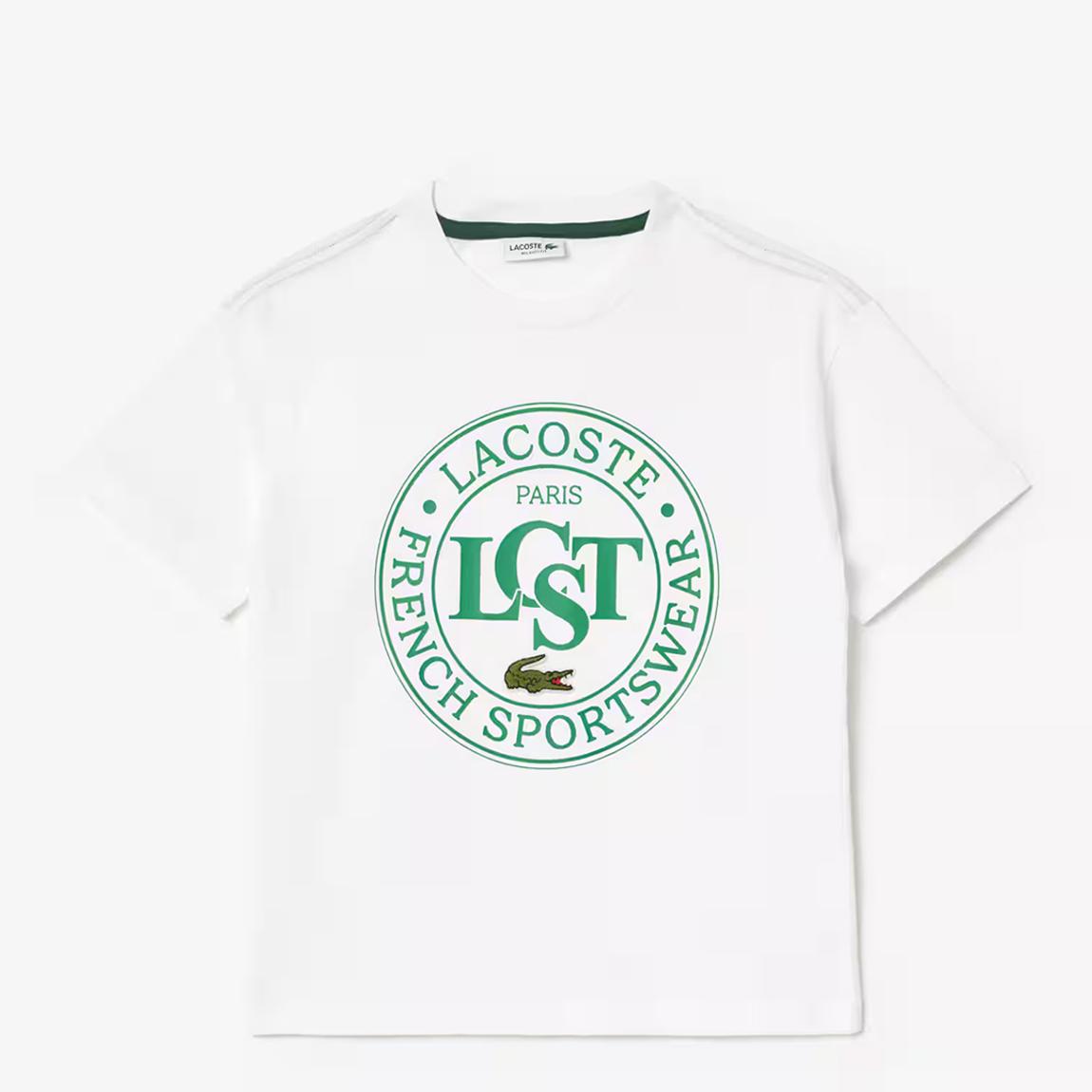 Teen White Contrast Badge Logo T-Shirt main product photo
