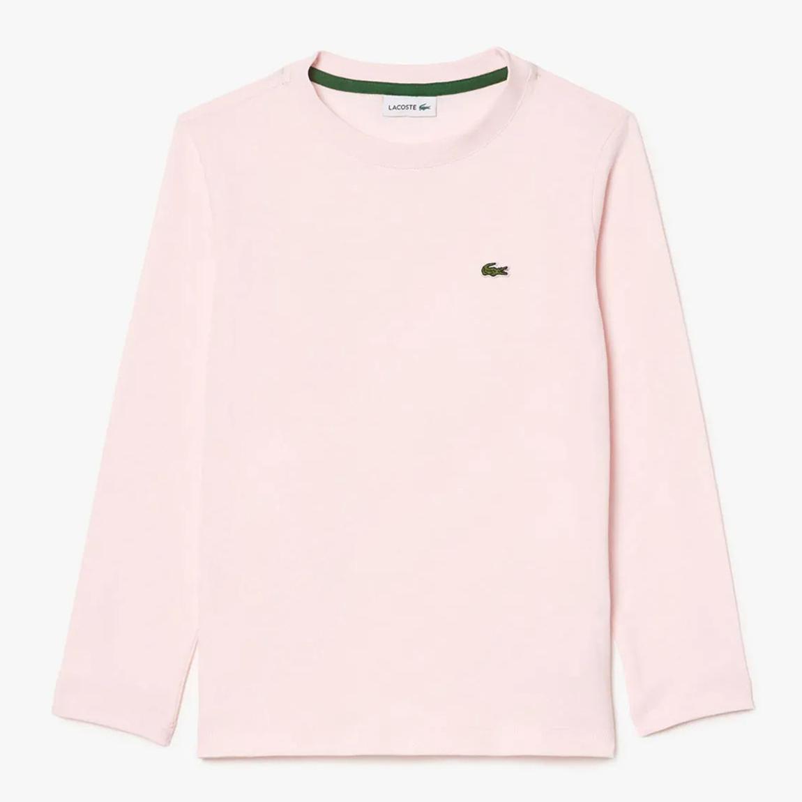Teen Pink Long Sleeve Cotton T-Shirt main product photo