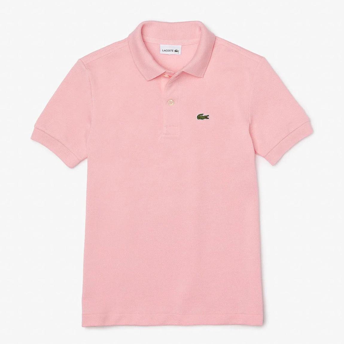 Teen Boy's Pink Cotton Polo Shirt main product photo