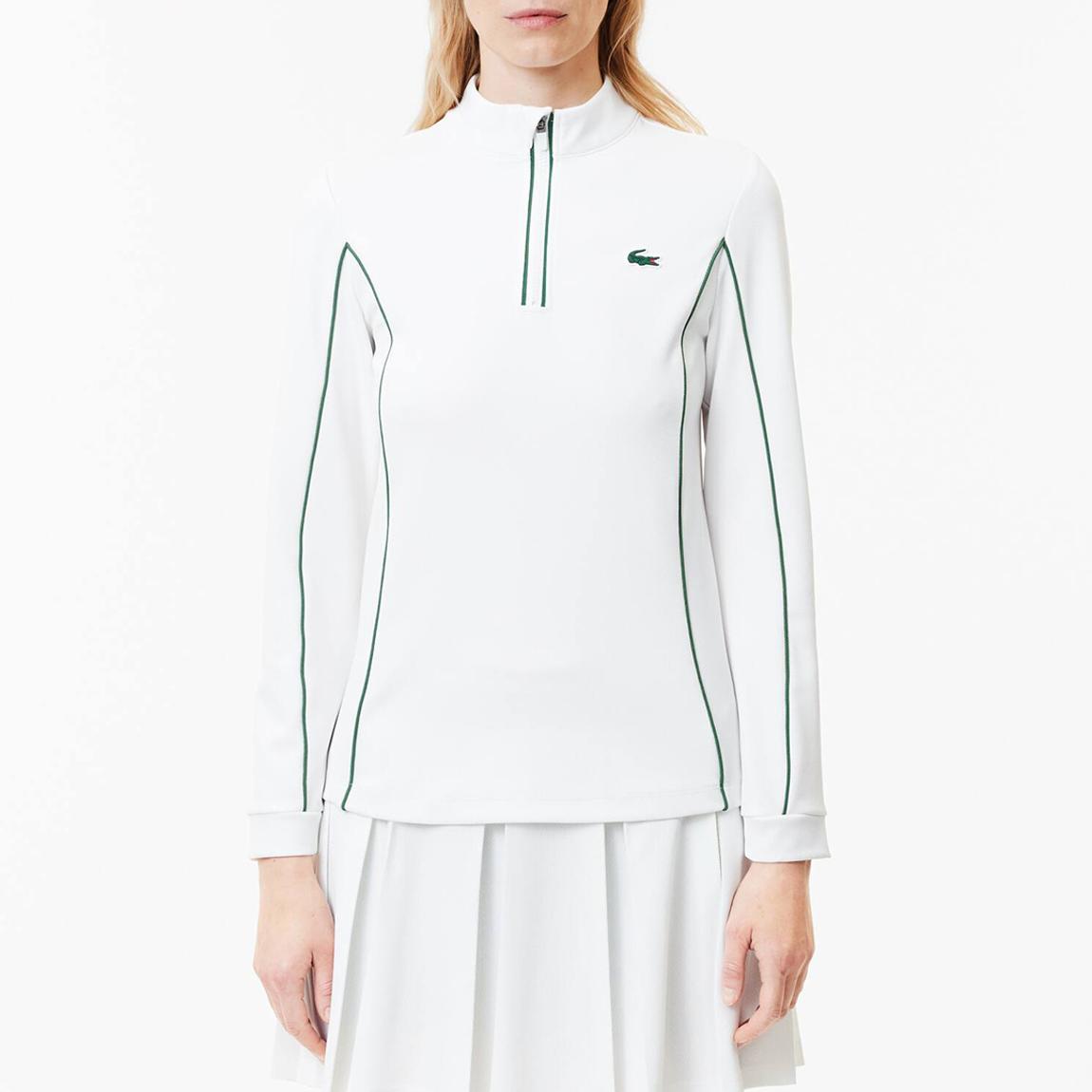 White High Neck Sports Sweatshirt main product photo