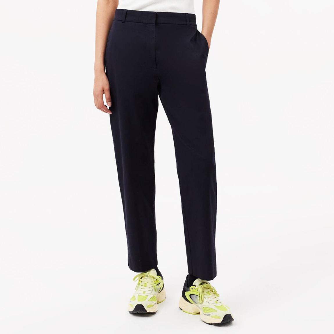 Navy Tapered Leg Cotton Chino Trousers main product photo