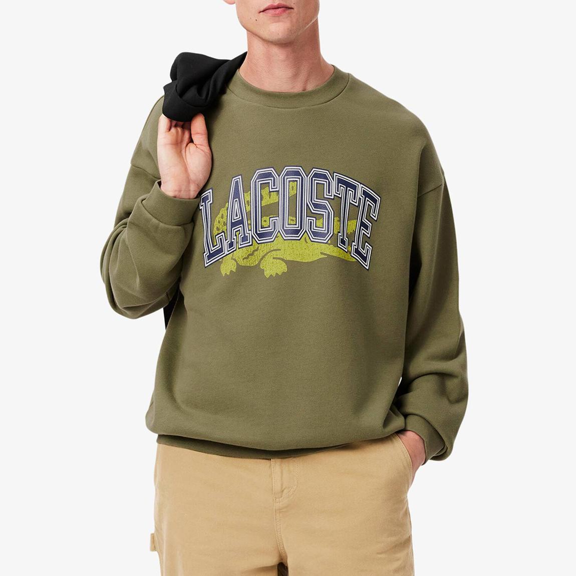 Khaki Chest Graphic Sweatshirt main product photo