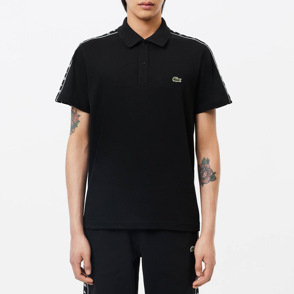 Black Sleeve Stripe Polo Shirt main product photo