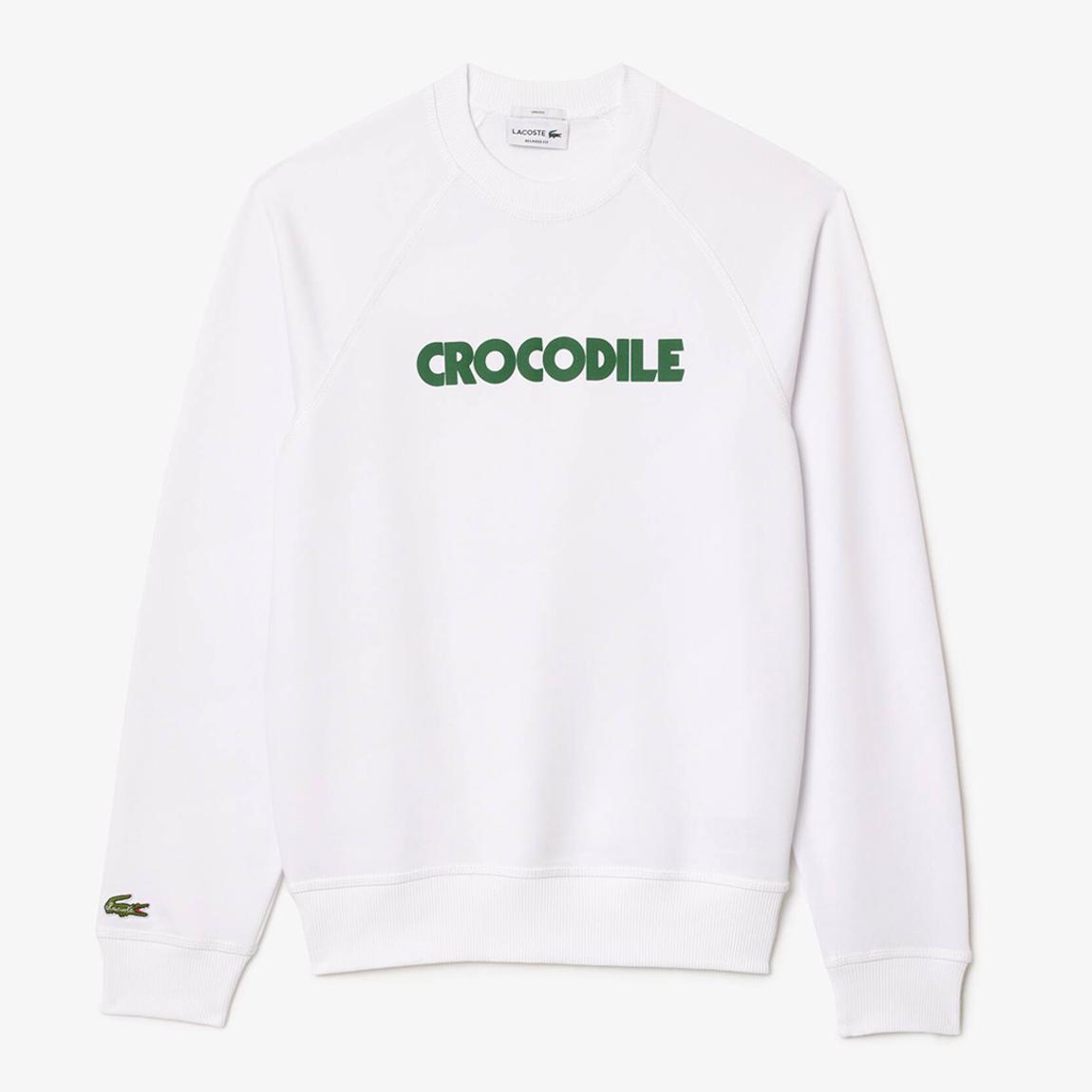 White Crocodile Sweatshirt main product photo