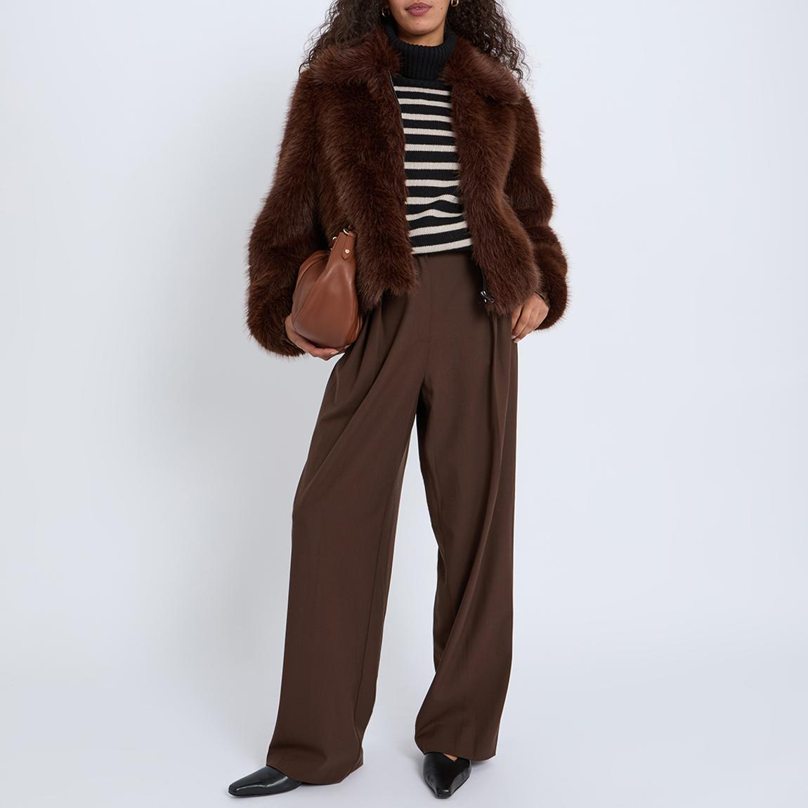 Brown Indie Short Hair Jacket main product photo