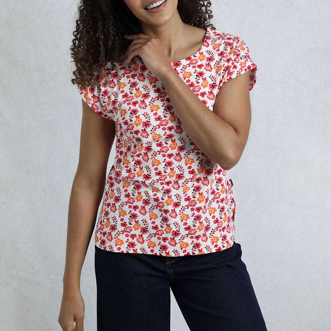 Apricot Paw Paw Organic Printed Jersey Tee main product photo