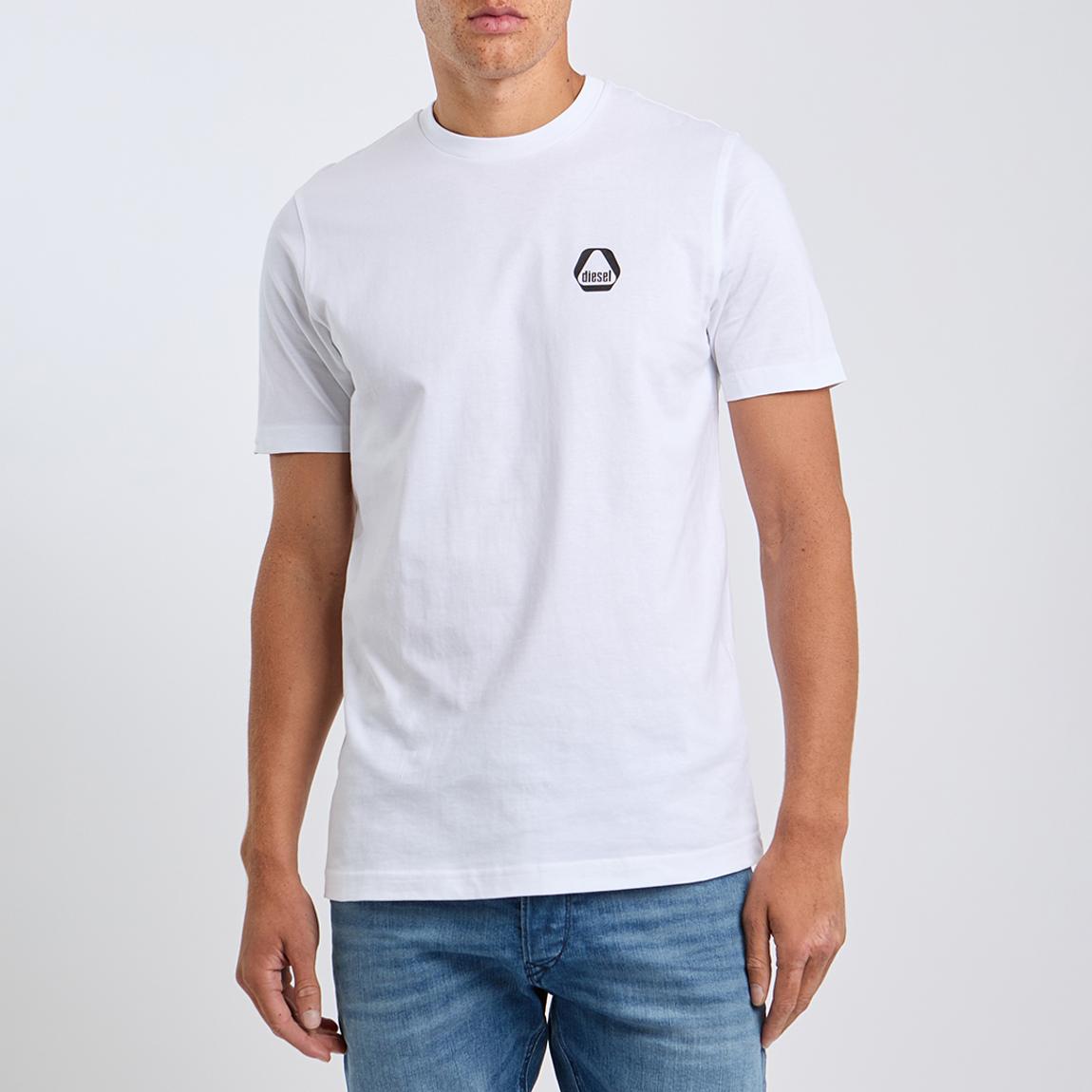 White Logo Cotton T-Shirt main product photo