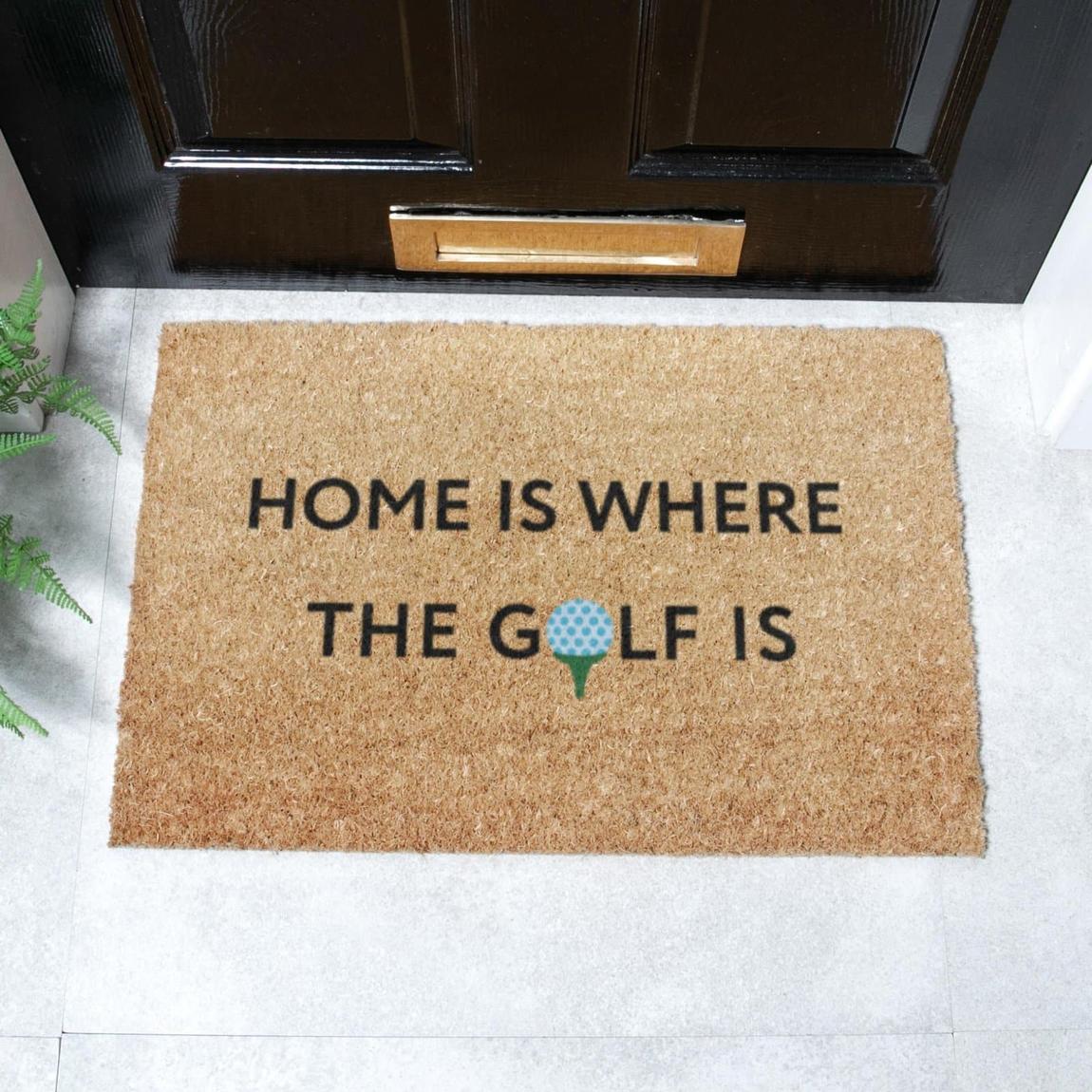 Home Is Where The Golf Is Doormat 60x40cm main product photo