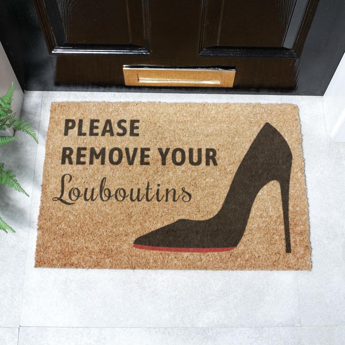 Please Remove Your Louboutins Doormat 60x40cm main product photo